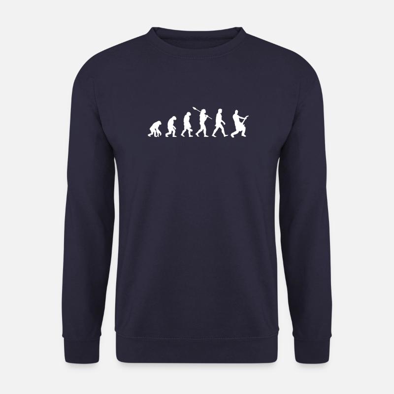 Évolution de la guitare - Sweat-shirt Unisexe - marine