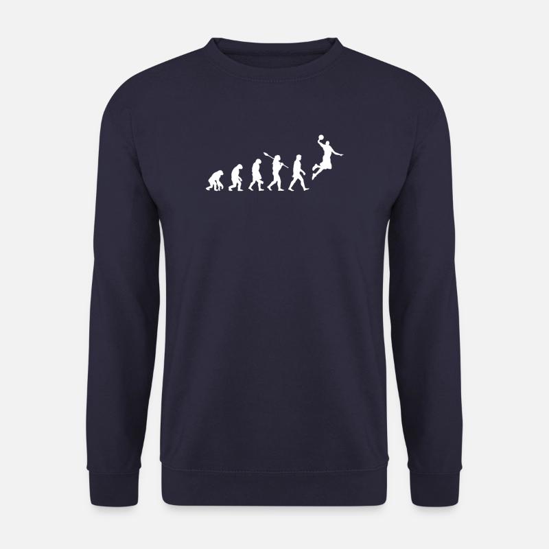 Basketball Evolution Cadeau de basket-ball - Sweat-shirt Unisexe - marine