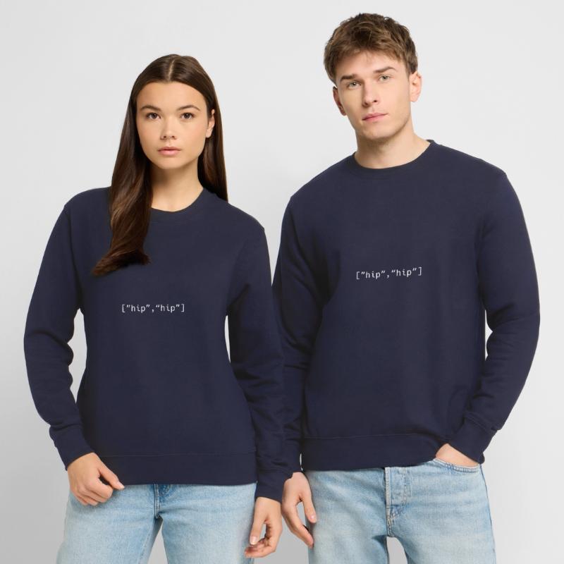 Hip Hip Hooray Programming Array Sweat-shirt Unisexe