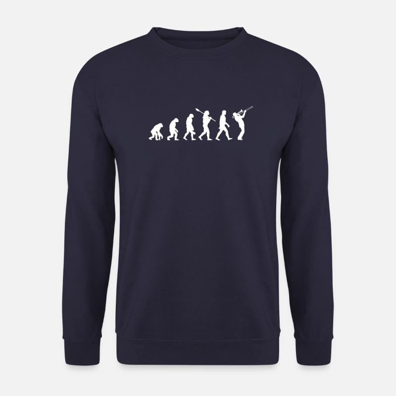 Trombone Evolution - Unisex Sweatshirt - navy