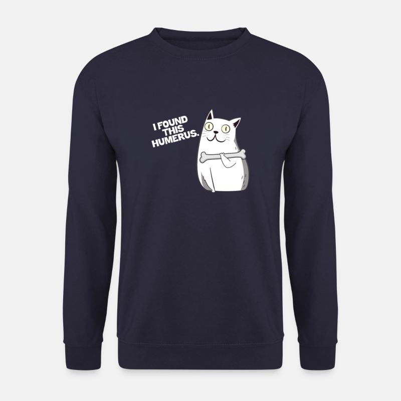 Os de chat humérus - Sweat-shirt Unisexe - marine