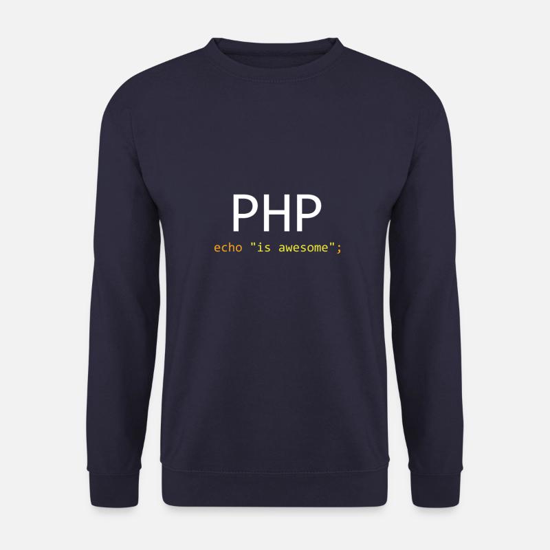PHP is awesome - Unisex Sweatshirt - navy