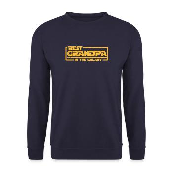 Opa - Unisex Pullover - Navy - Vorne - Alina (178cm) & Michal (187cm)