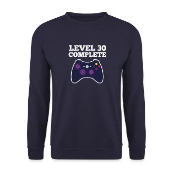 30ème anniversaire - Sweat-shirt Unisexe - marine - Devant - Alina (178cm) & Michal (187cm)