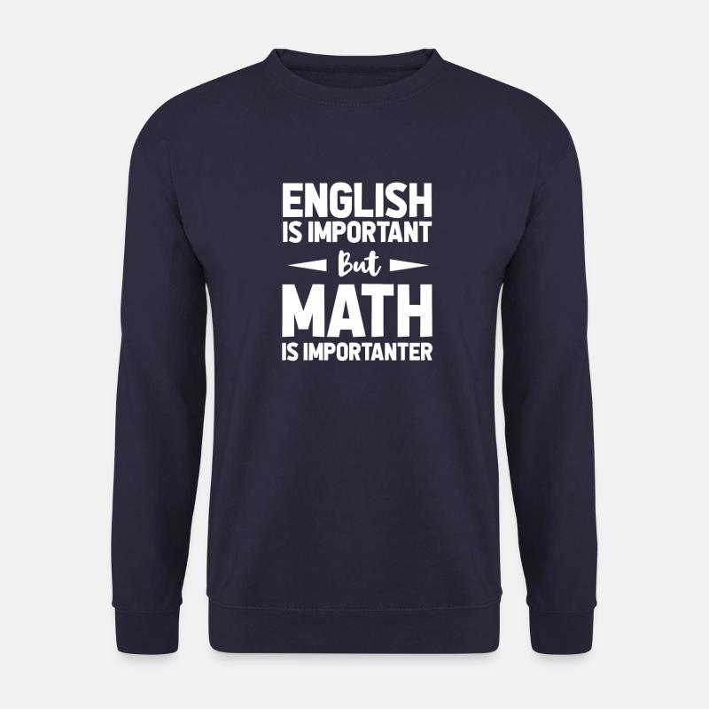 mathematics - Unisex Sweatshirt - navy