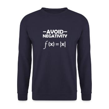 mathematician - Unisex Sweatshirt - navy - Front - Alina (178cm) & Michal (187cm)