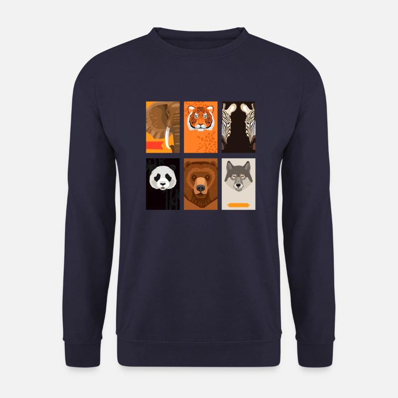 Wild animals - Unisex Sweatshirt - navy