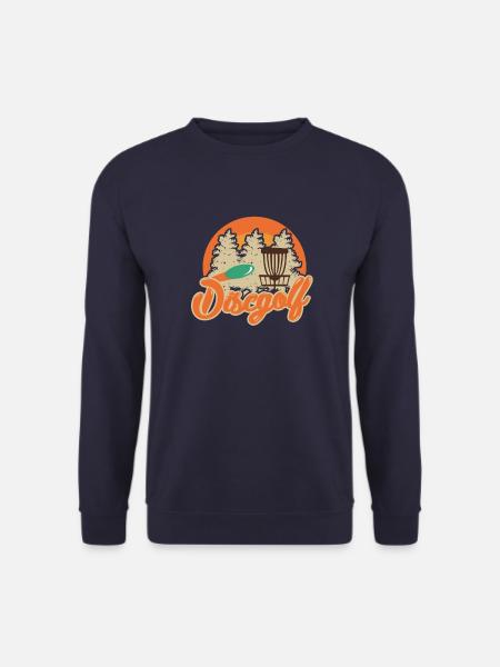 Discgolf Disc Golf Frisbee Ultimate Geschenk - Unisex Pullover - Navy