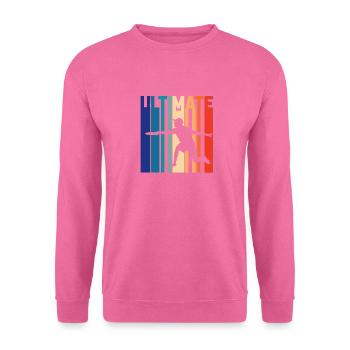 Ultimate Frisbee - Sweat-shirt Unisexe - rose - Devant