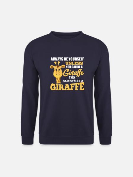 Giraffe - Unisex Pullover - Navy