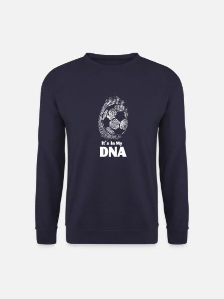 Fussball Fussballer DNA Fingerabdruck - Unisex Pullover - Navy