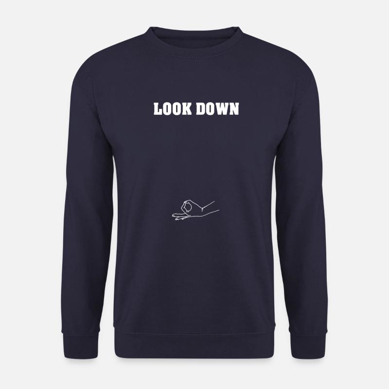 Circle Game Fingerspiel Schau Runter Meme Geschenk - Unisex Pullover - Navy