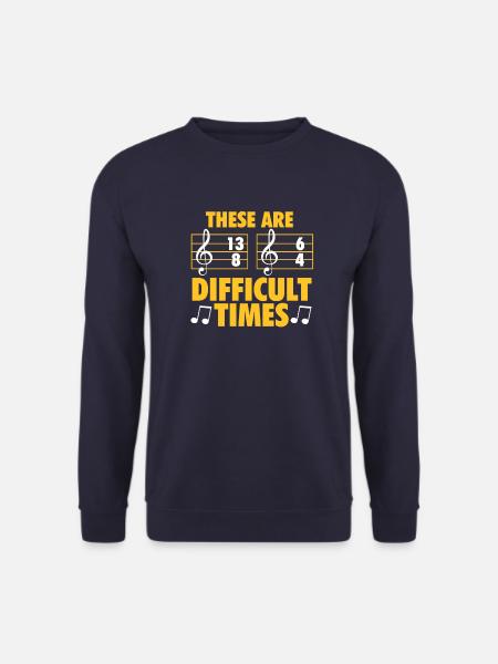 Musiker Musik Notenschlüssel Instrument Geschenk - Unisex Pullover - Navy