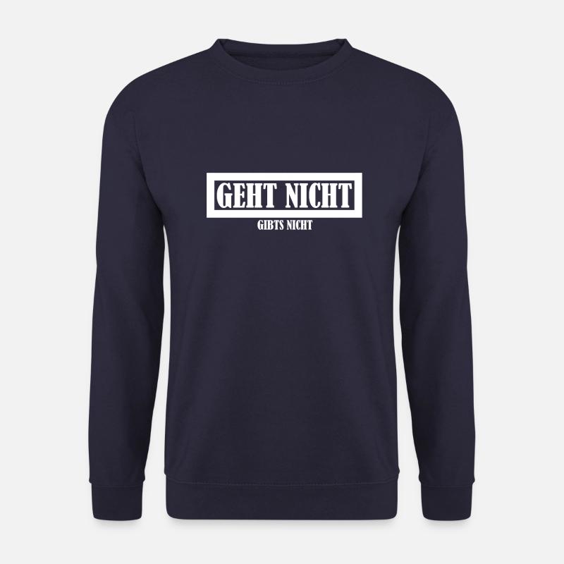 geht nicht - Unisex Pullover - Navy
