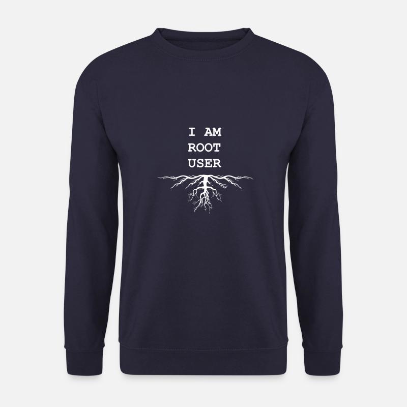 Root User - Administrator IT Informatik - Unisex Pullover - Navy