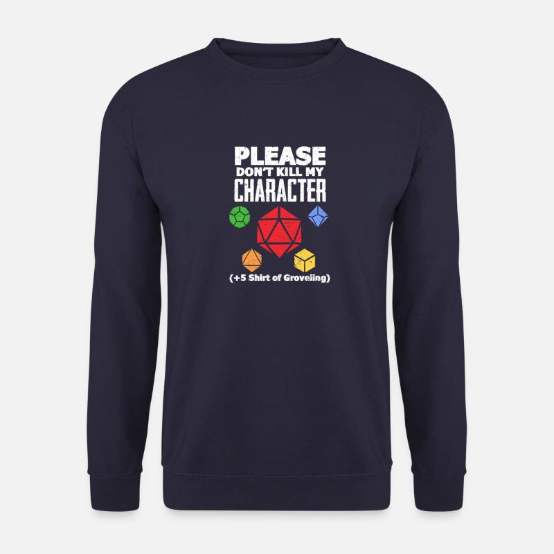 D20 Würfel Spiel Fantasy Gaming DM Geschenk - Unisex Pullover - Navy