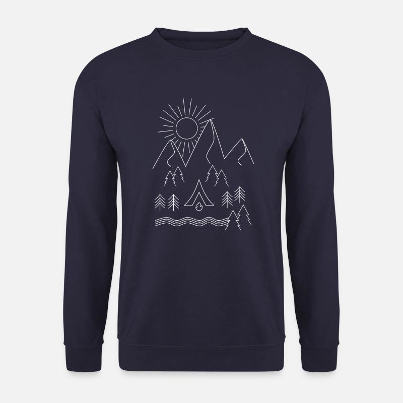 Camping - Unisex Pullover - Navy