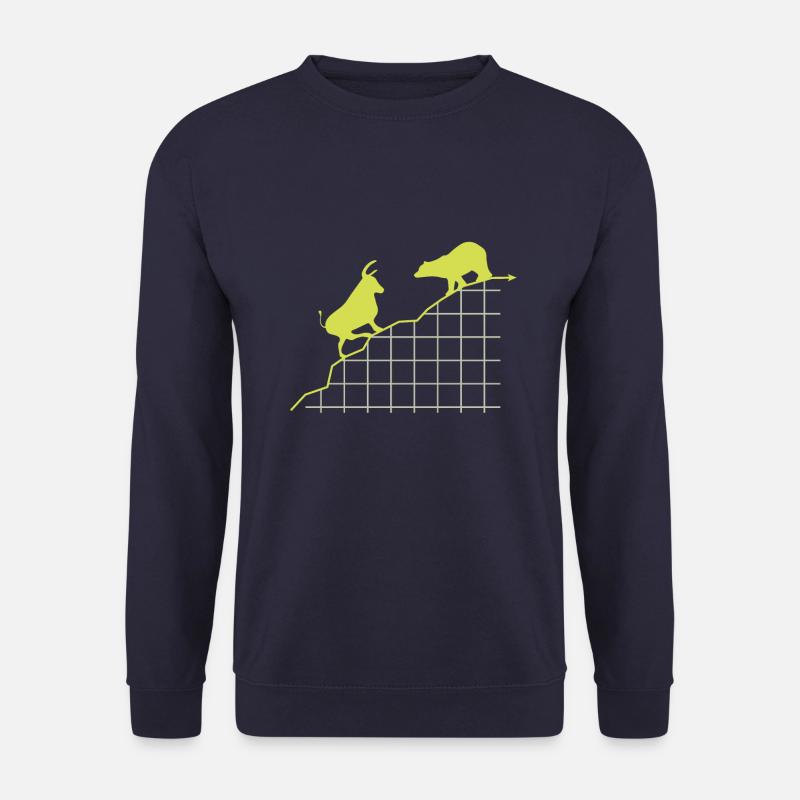 AKTIEN Bulle und Bär - Unisex Pullover - Navy