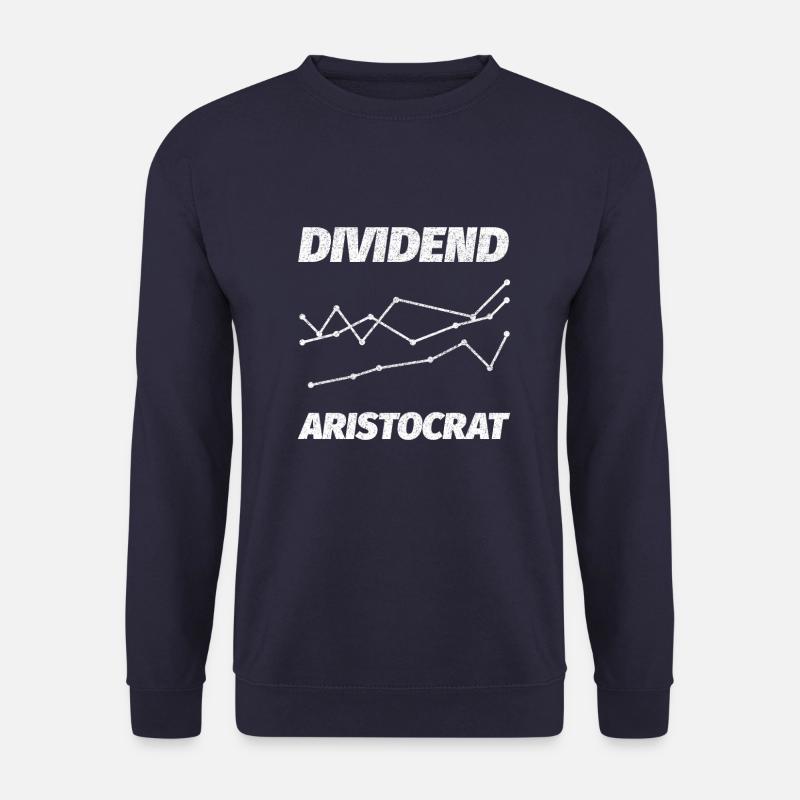 DIVIDEND ARISTOCRAT STOCK MARKET - Unisex Pullover - Navy