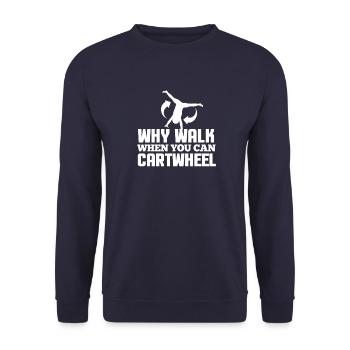 Turner - Unisex Pullover - Navy - Vorne - Alina (178cm) & Michal (187cm)