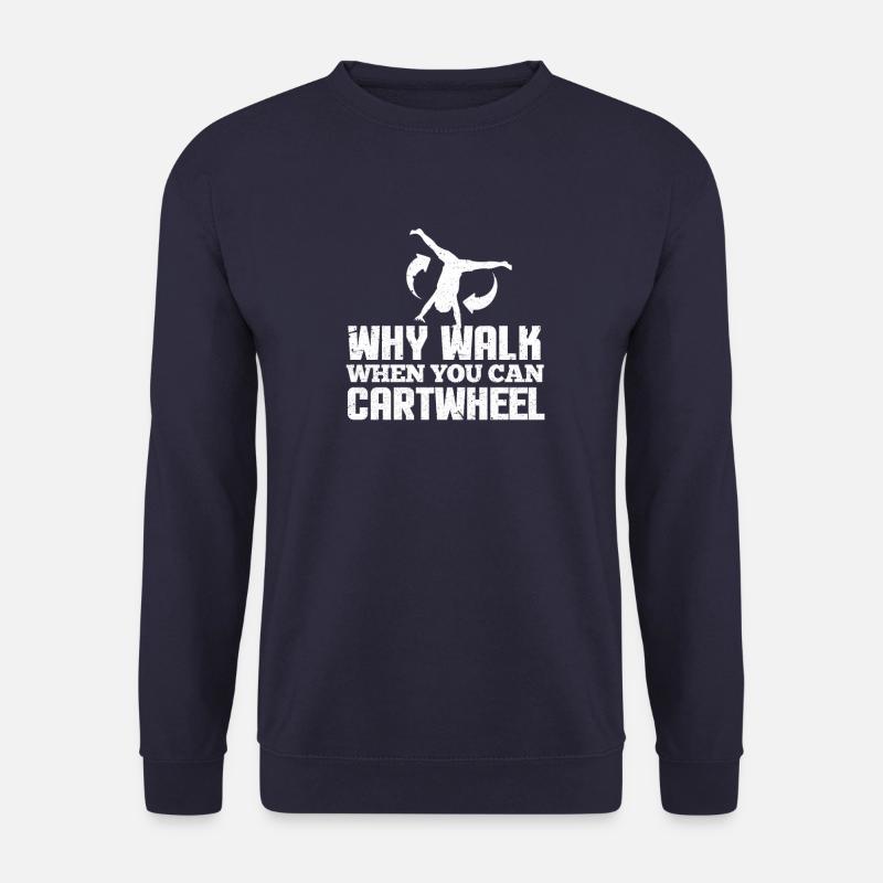 Turnerin Turner Turnen Gymnastik Gymnast Geschenk - Unisex Pullover - Navy