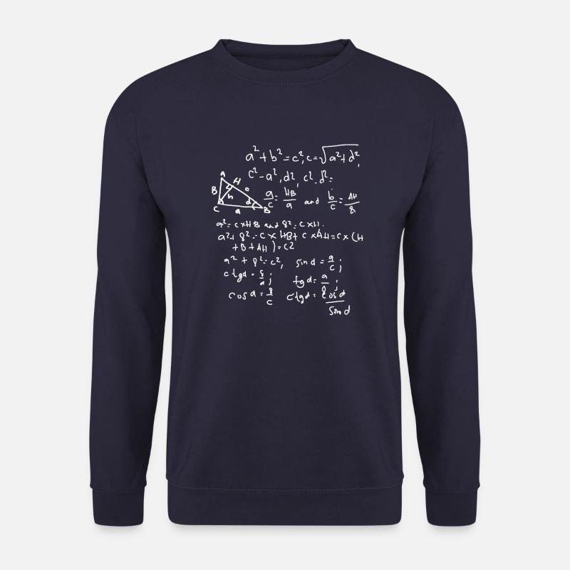Math Design - Unisex Pullover - Navy