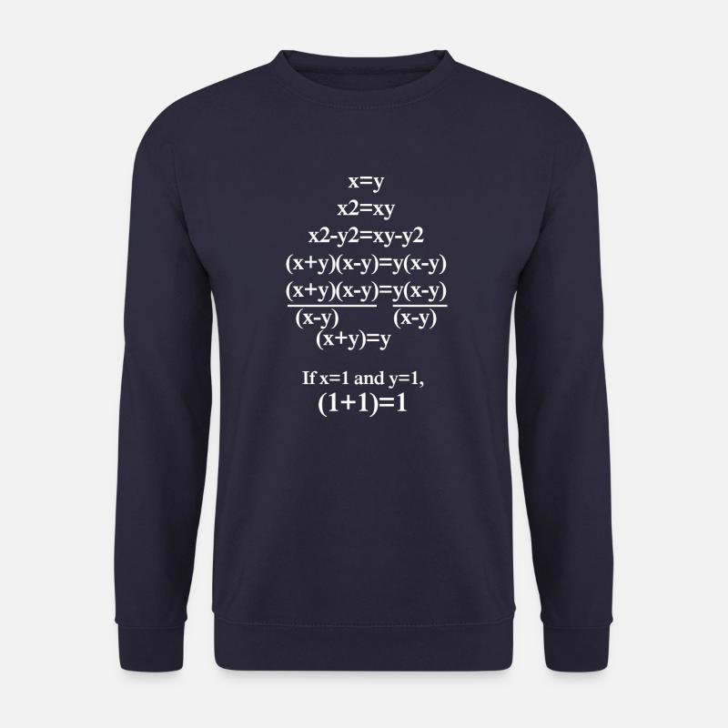 Math Design - Unisex Pullover - Navy