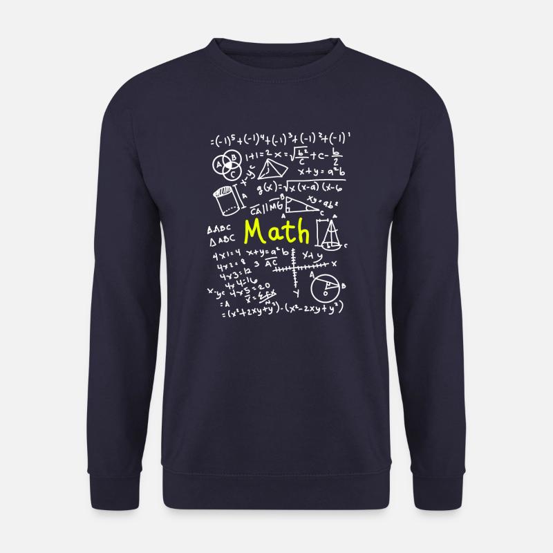 Math Design - Unisex Pullover - Navy
