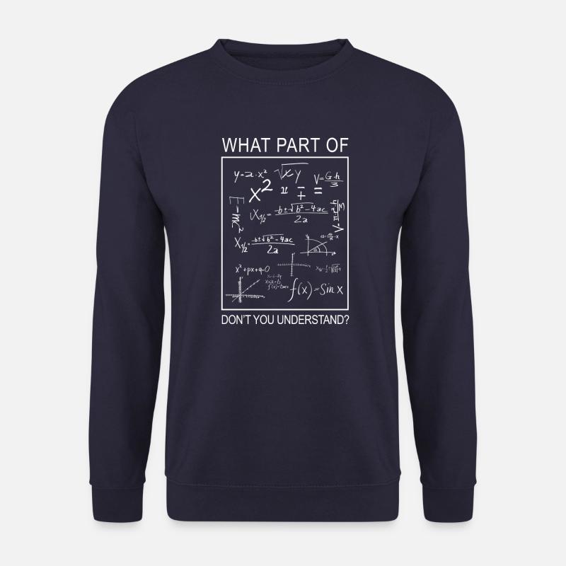 Math Design - Unisex Pullover - Navy