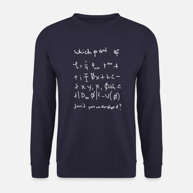 Math Design - Unisex Pullover - Navy