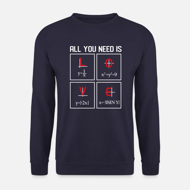 Math Design - Unisex Sweatshirt - navy