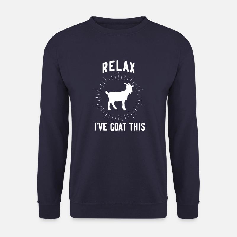 Ziege Ziegenbock - Unisex Pullover - Navy