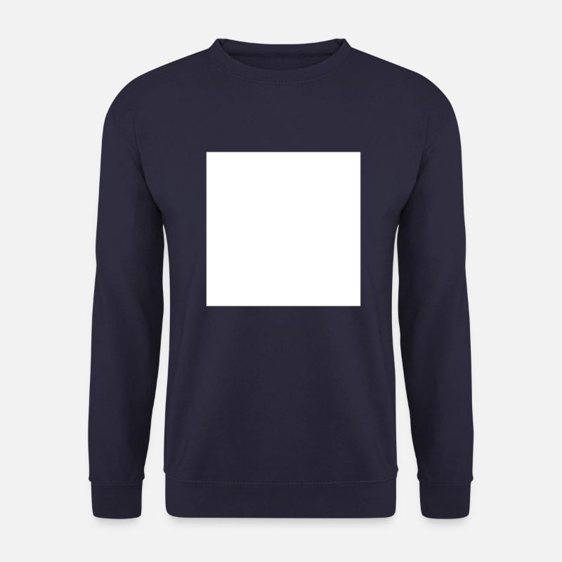 Weißes Quadrat, Hintergrund Viereck - Unisex Pullover - Navy