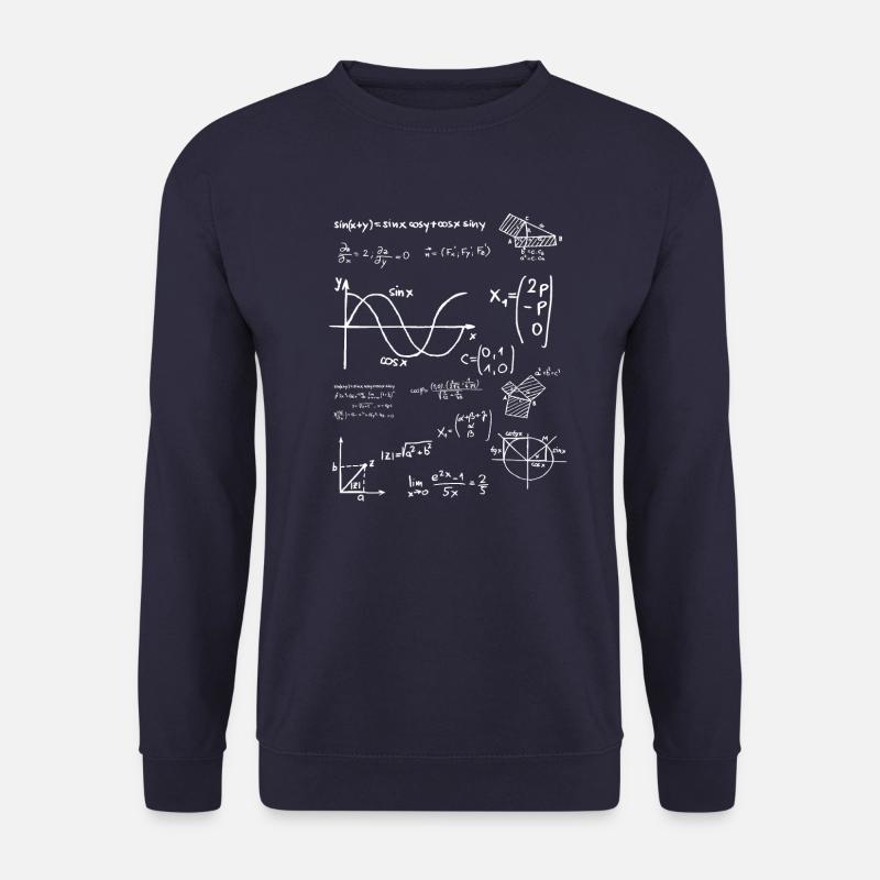 math formula - Unisex Pullover - Navy
