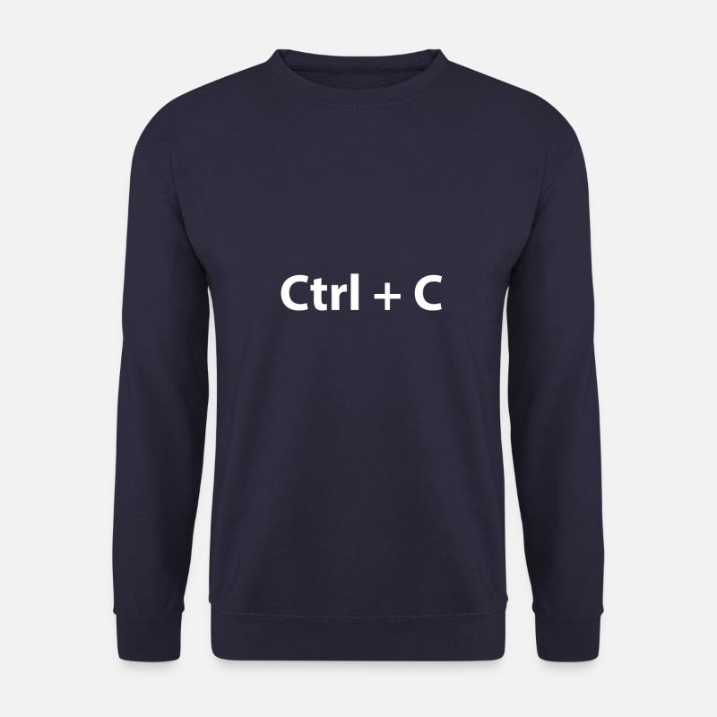 Ctrl C Ctrl V Copy Paste Twins - Sweat-shirt Unisexe - marine