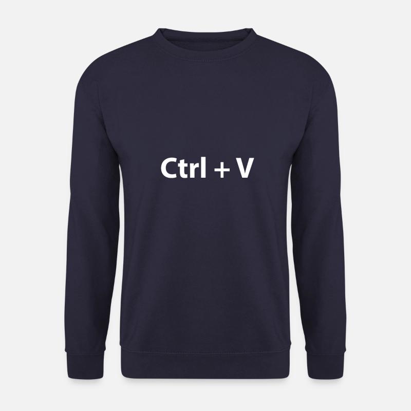Ctrl C Ctrl V Copy Paste Twins - Sweat-shirt Unisexe - marine