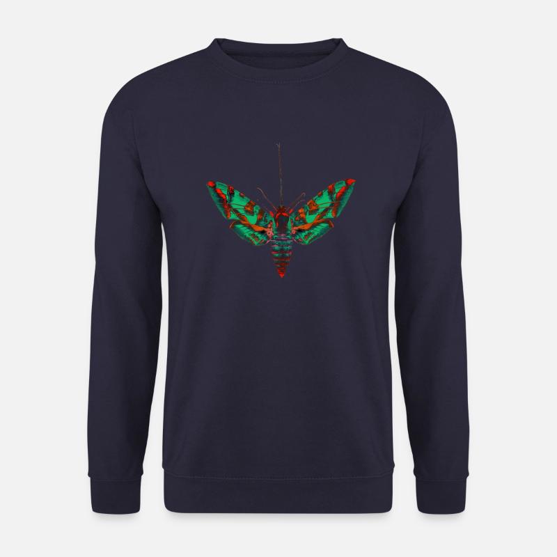 Psychedelic moth - Unisex Sweatshirt - navy
