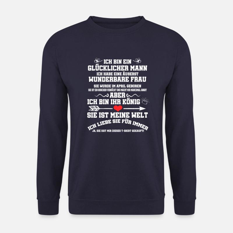 Ich Habe Eine Äußerst Wunderbare Frau - Unisex Pullover - Navy