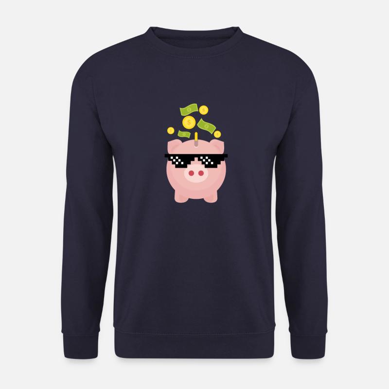 Cooles Sparschwein - Unisex Pullover - Navy