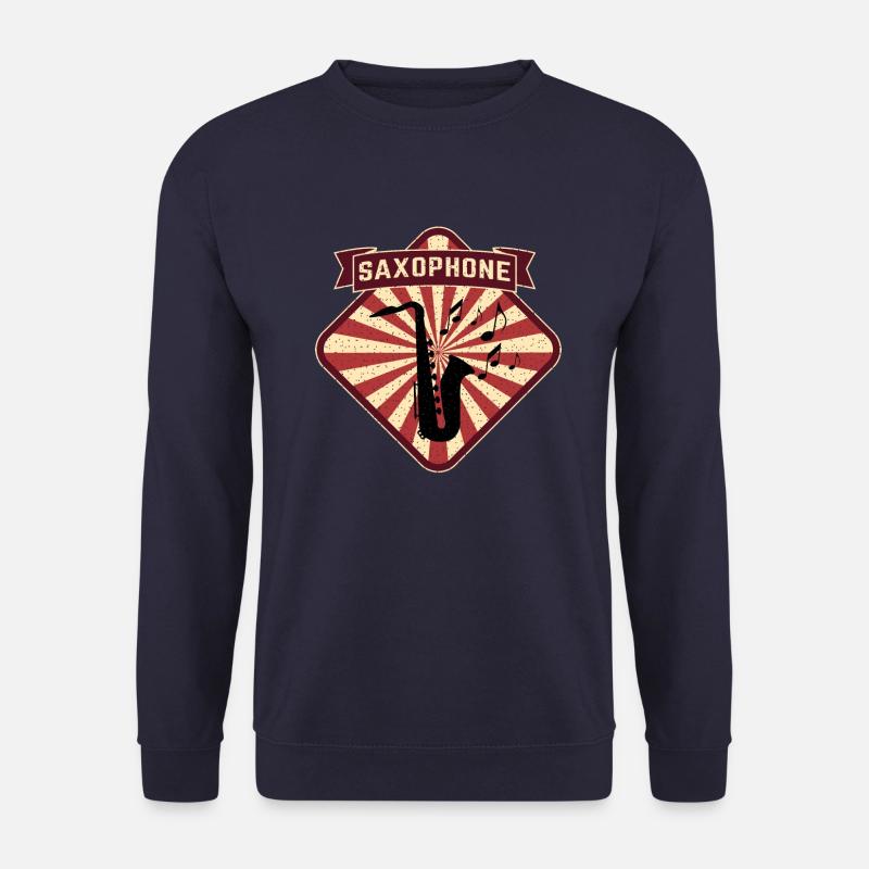 Saxophon - Unisex Pullover - Navy