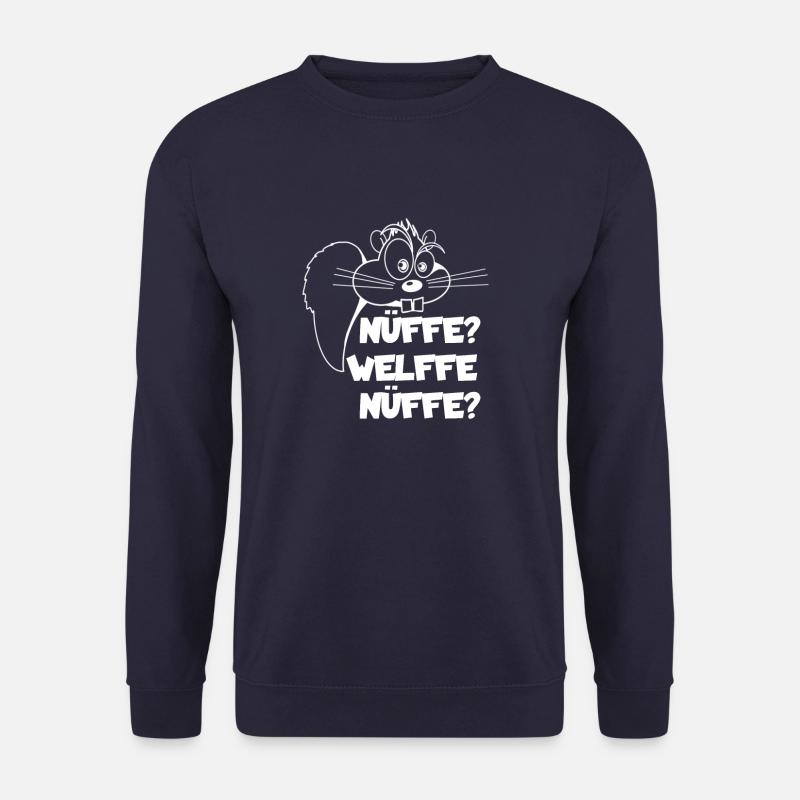 Nüffe Welffe Nüffe Squirrel Gift - Unisex Sweatshirt - navy