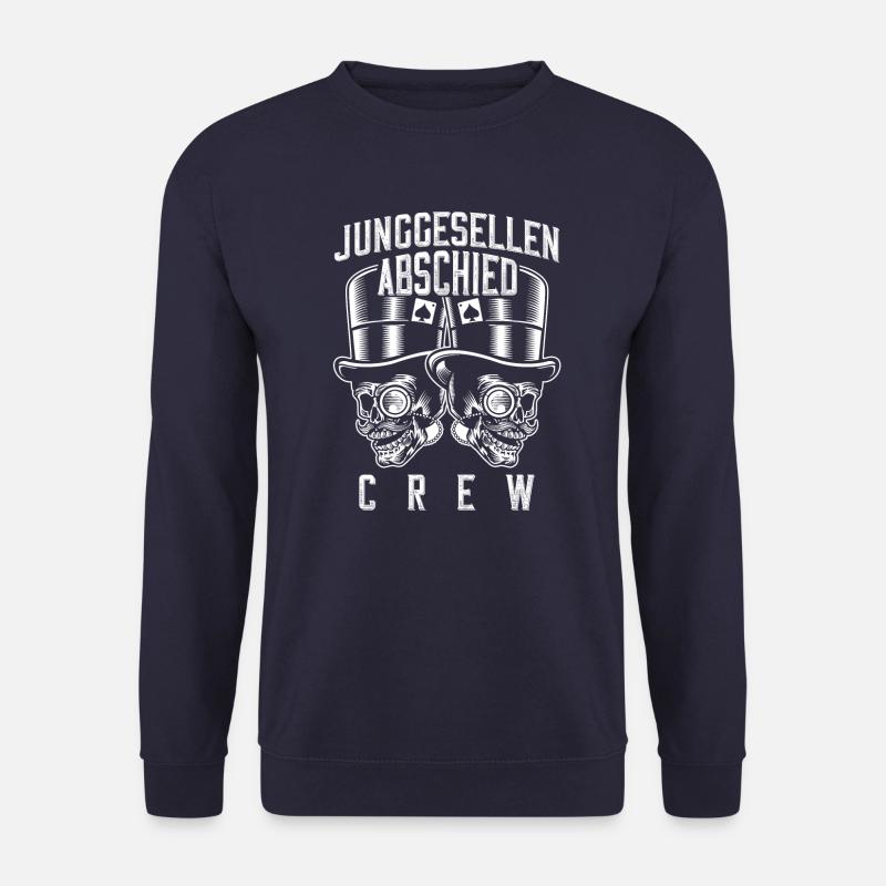 jga crew junggesellenabschied totenkopf - Unisex Pullover - Navy