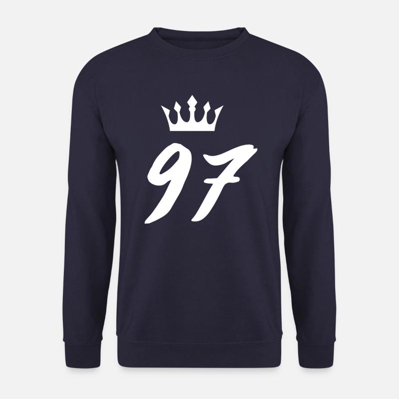 97 Number crown - Unisex Sweatshirt - navy