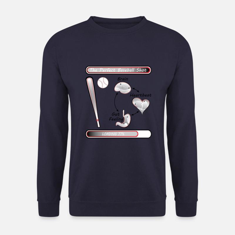 Baseball Decision Loading 77% - Unisex Pullover - Navy