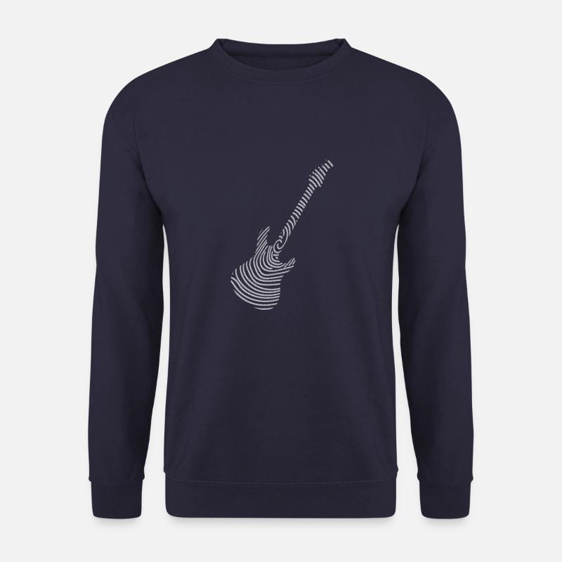 Musik E-Gitarre dna - Unisex Pullover - Navy