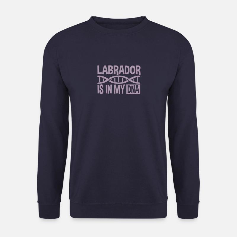 Hund Labrador ist meine DNA - Unisex Pullover - Navy