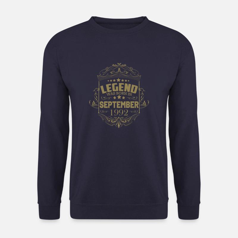 Eine Legende wurde im September 1992 geboren - Unisex Pullover - Navy