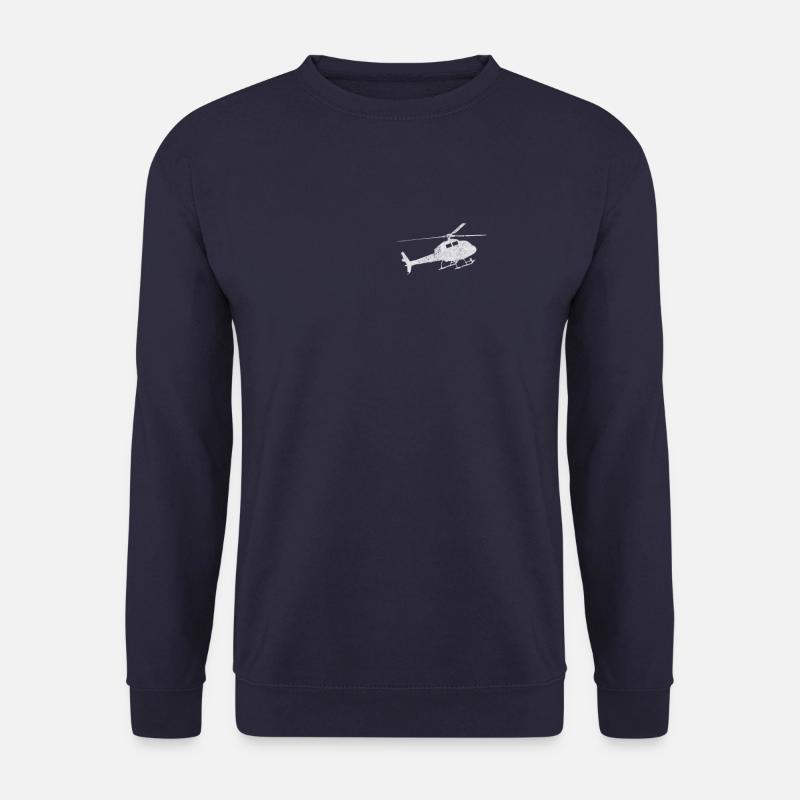Helicopter Pocket Design - Unisex Sweatshirt - navy