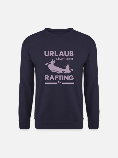 Rafting Abenteuer Schlauchboot Wassererlebnis - Unisex Pullover - Navy