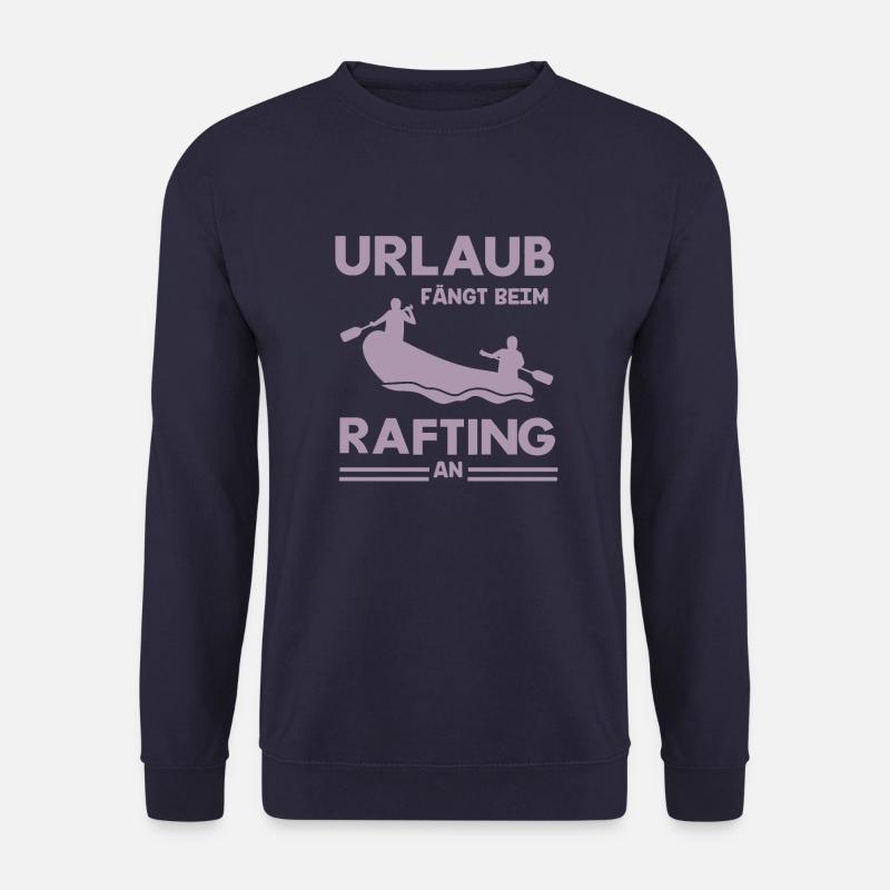 Rafting Abenteuer Schlauchboot Wassererlebnis - Unisex Pullover - Navy